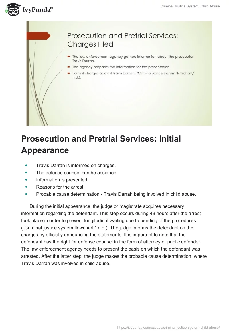 Criminal Justice System: Child Abuse. Page 3