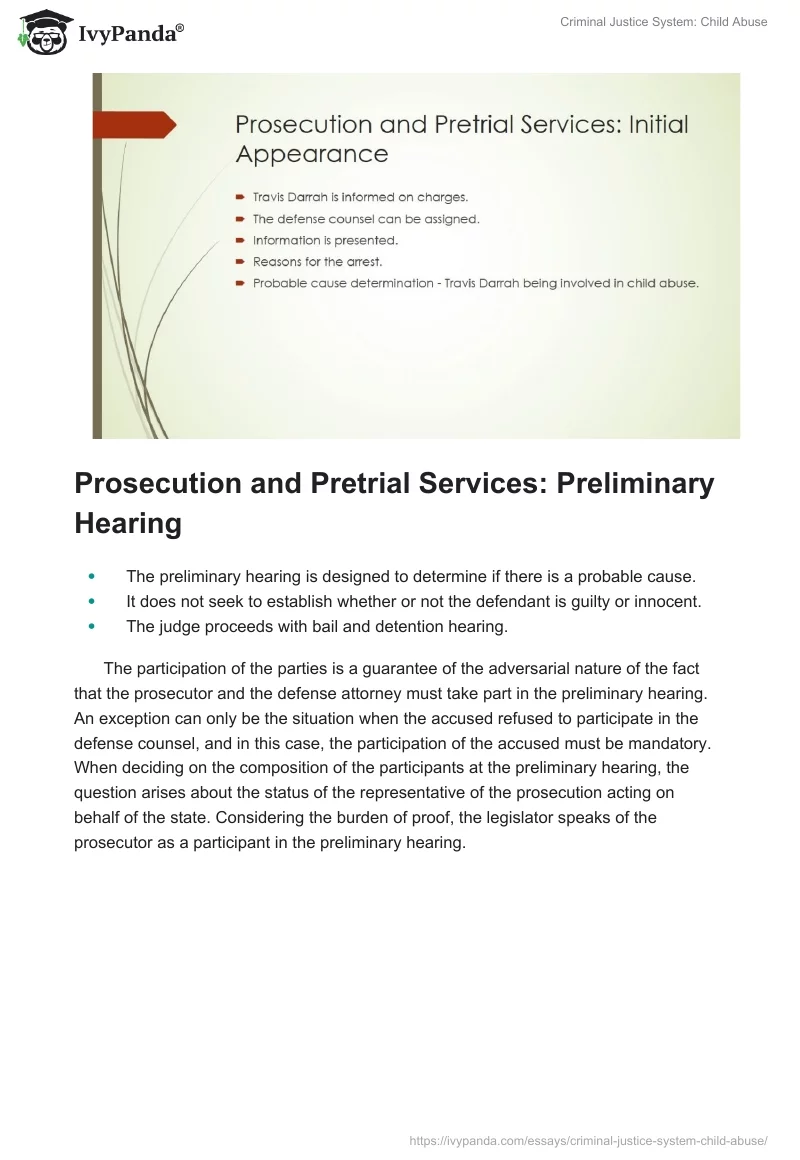 Criminal Justice System: Child Abuse. Page 4
