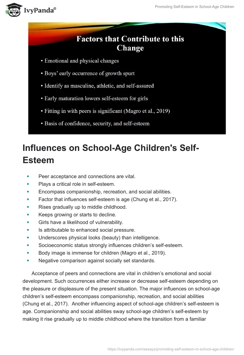 Promoting Self-Esteem in School-Age Children. Page 4