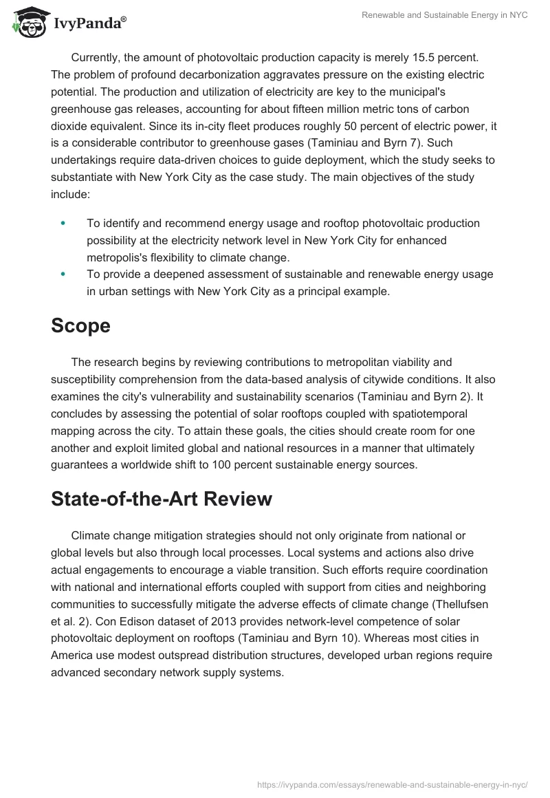 Renewable and Sustainable Energy in NYC. Page 2