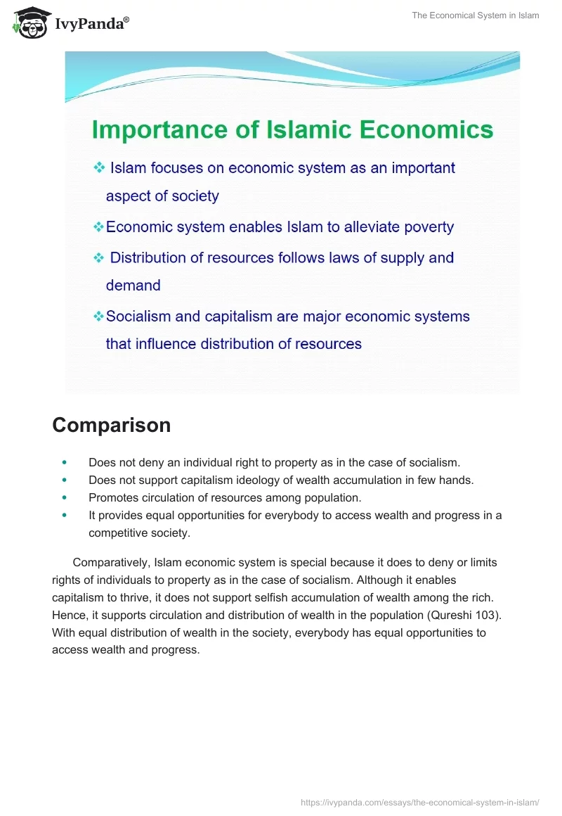 The Economical System in Islam. Page 3