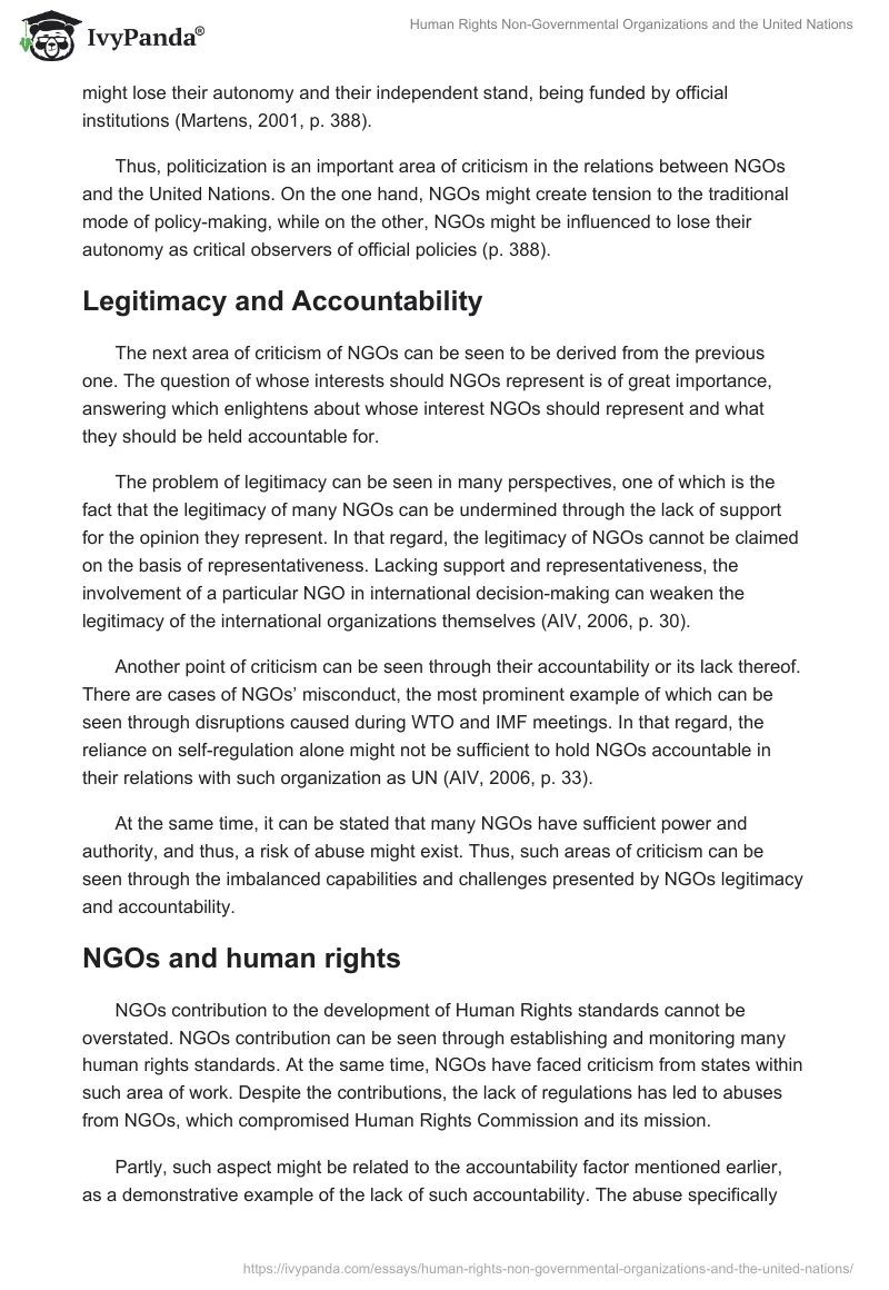 Human Rights Non-Governmental Organizations and the United Nations. Page 5