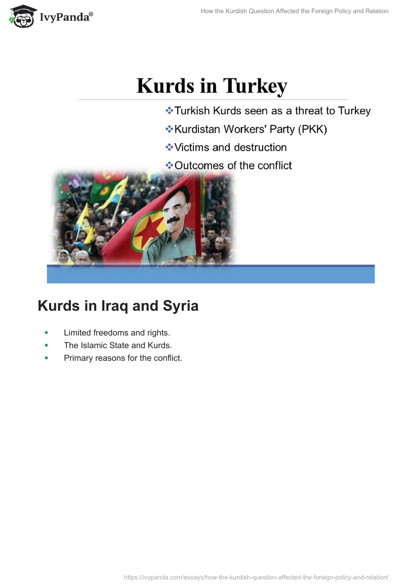 How the Kurdish Question Affected the Foreign Policy and Relation. Page 5