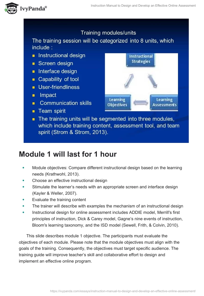 Instruction Manual to Design and Develop an Effective Online Assessment. Page 5