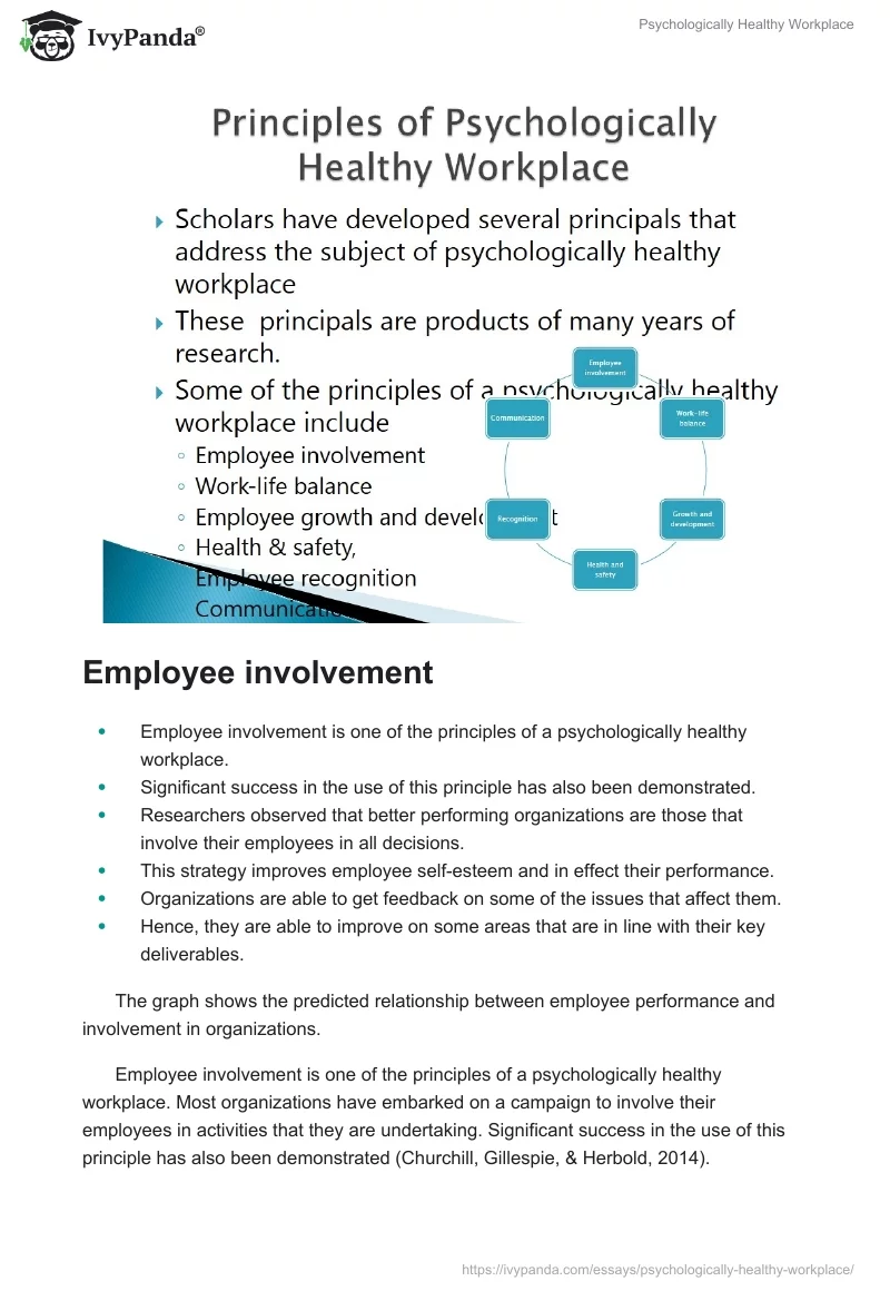 Psychologically Healthy Workplace. Page 4