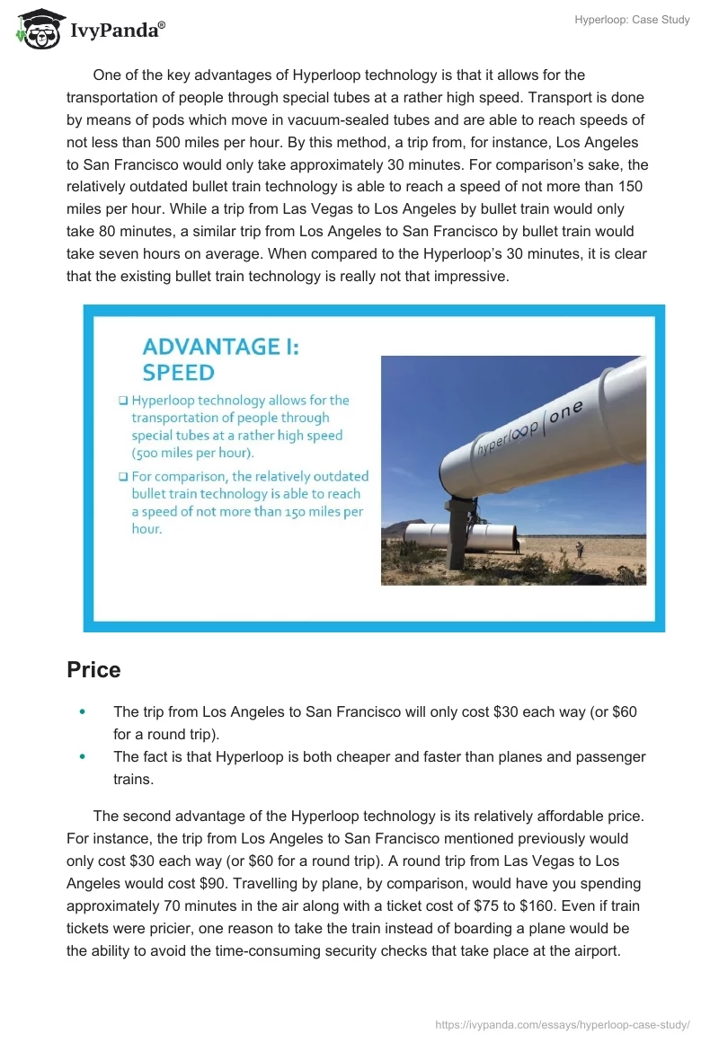 Hyperloop: Case Study. Page 4