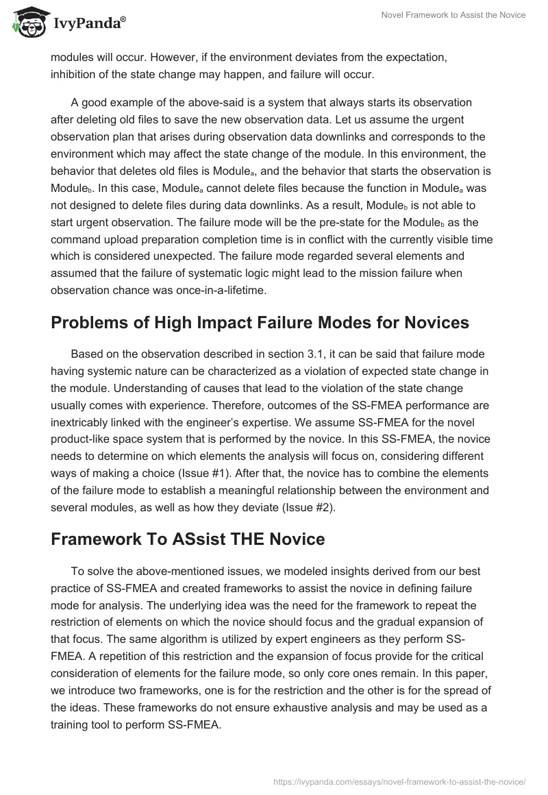 Novel Framework to Assist the Novice. Page 5