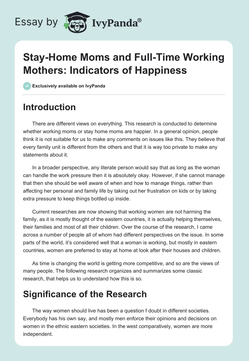 https://ivypanda.com/essays/wp-content/uploads/slides/184/184210/stay-home-moms-and-full-time-working-mothers-indicators-of-happiness-page1.webp