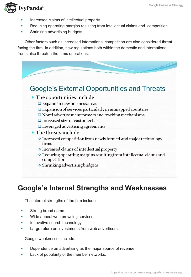 Google Business Strategy. Page 5