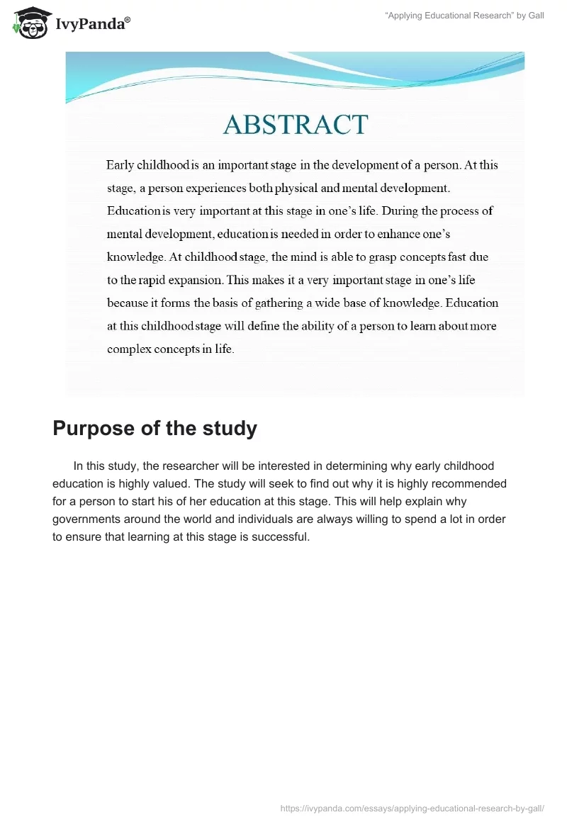 “Applying Educational Research” by Gall. Page 2