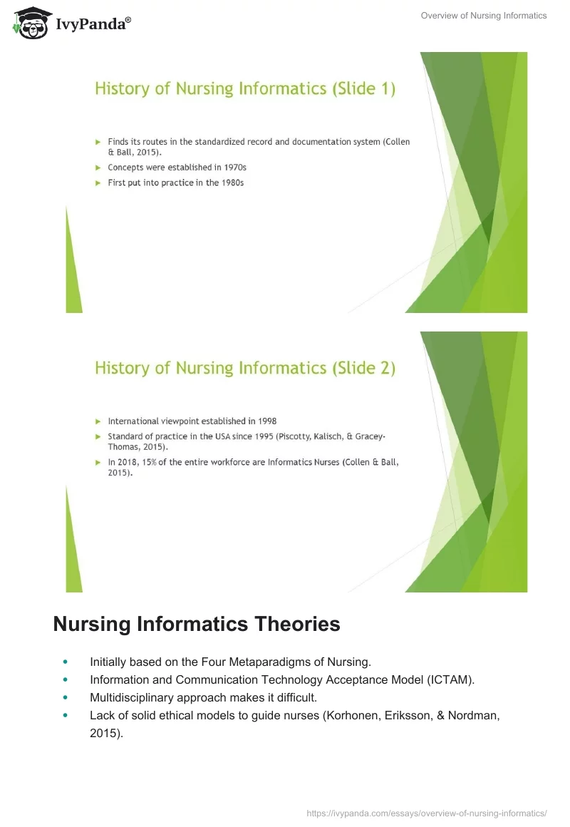 Overview of Nursing Informatics. Page 5