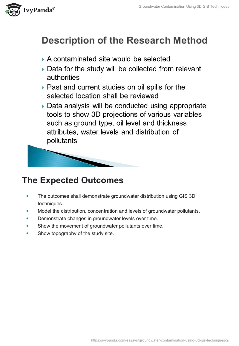 Groundwater Contamination Using 3D GIS Techniques. Page 4