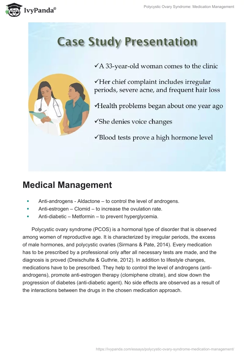 Polycystic Ovary Syndrome: Medication Management. Page 2