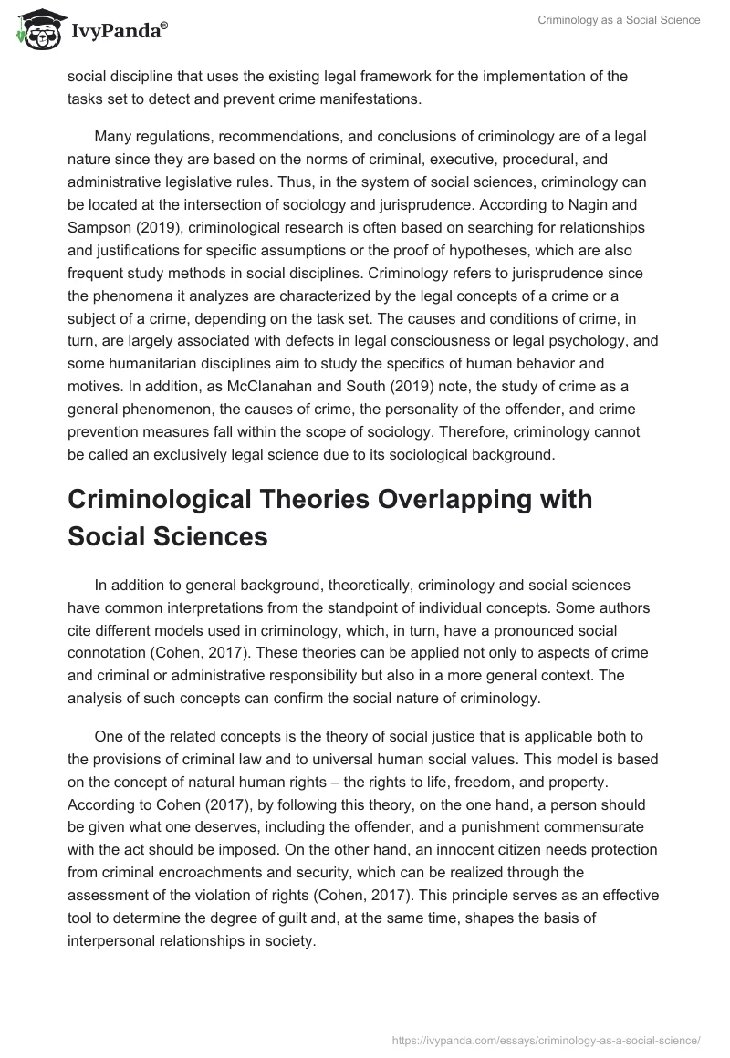 Criminology as a Social Science. Page 2