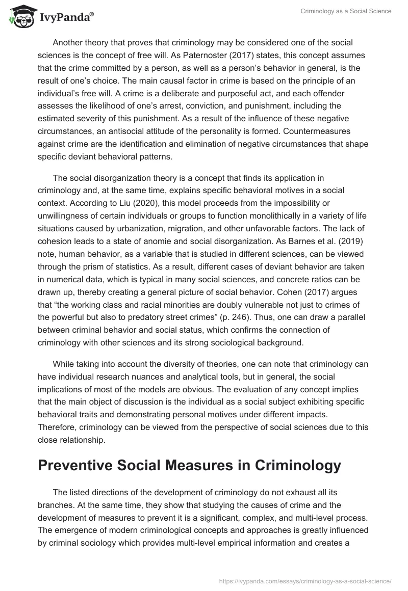 Criminology as a Social Science. Page 3