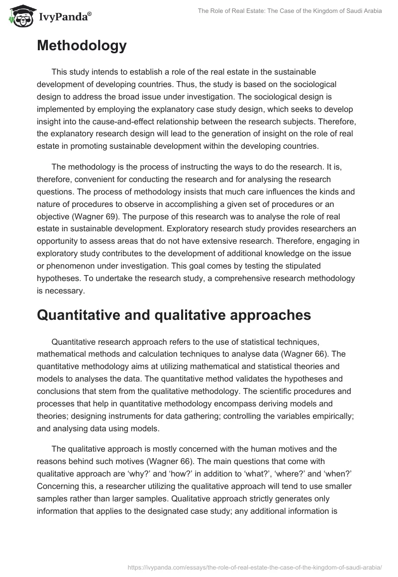 The Role of Real Estate: The Case of the Kingdom of Saudi Arabia. Page 3