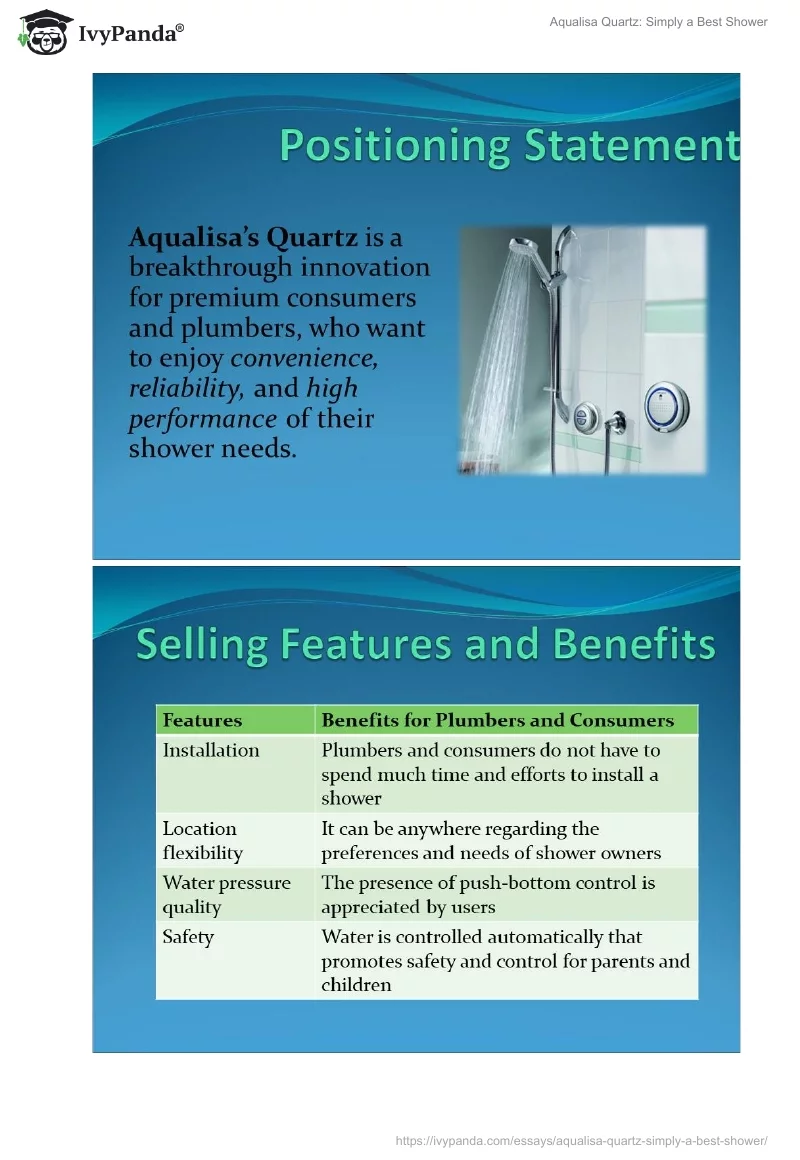 Aqualisa Quartz: Simply a Best Shower. Page 5