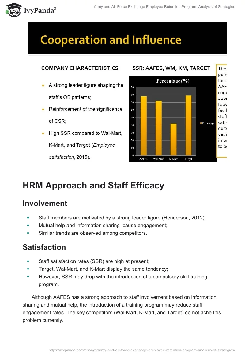Army and Air Force Exchange Employee Retention Program: Analysis of Strategies. Page 4