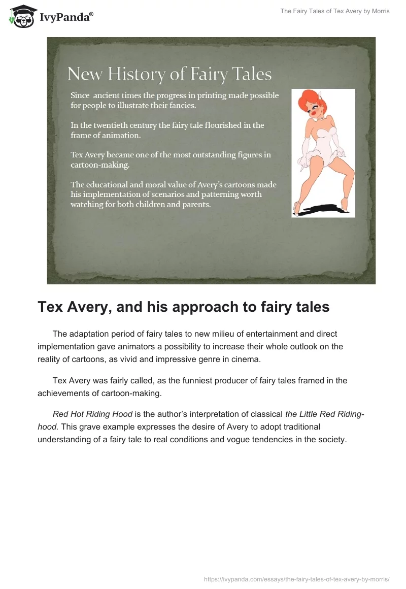 "The Fairy Tales of Tex Avery" by Morris. Page 3