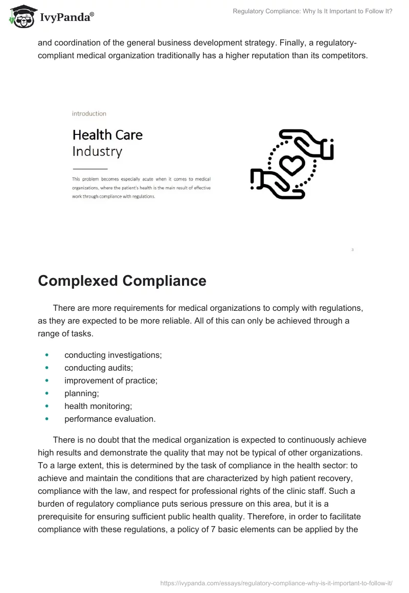 Regulatory Compliance: Why Is It Important to Follow It?. Page 3