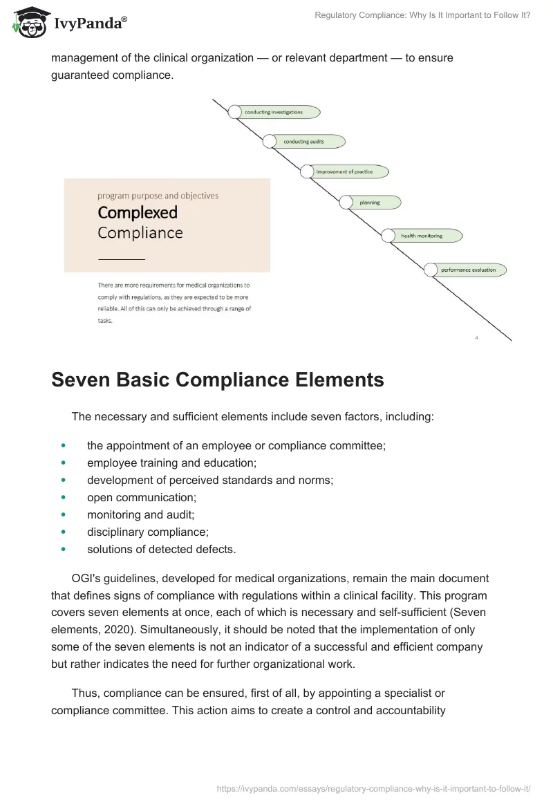 Regulatory Compliance: Why Is It Important to Follow It?. Page 4