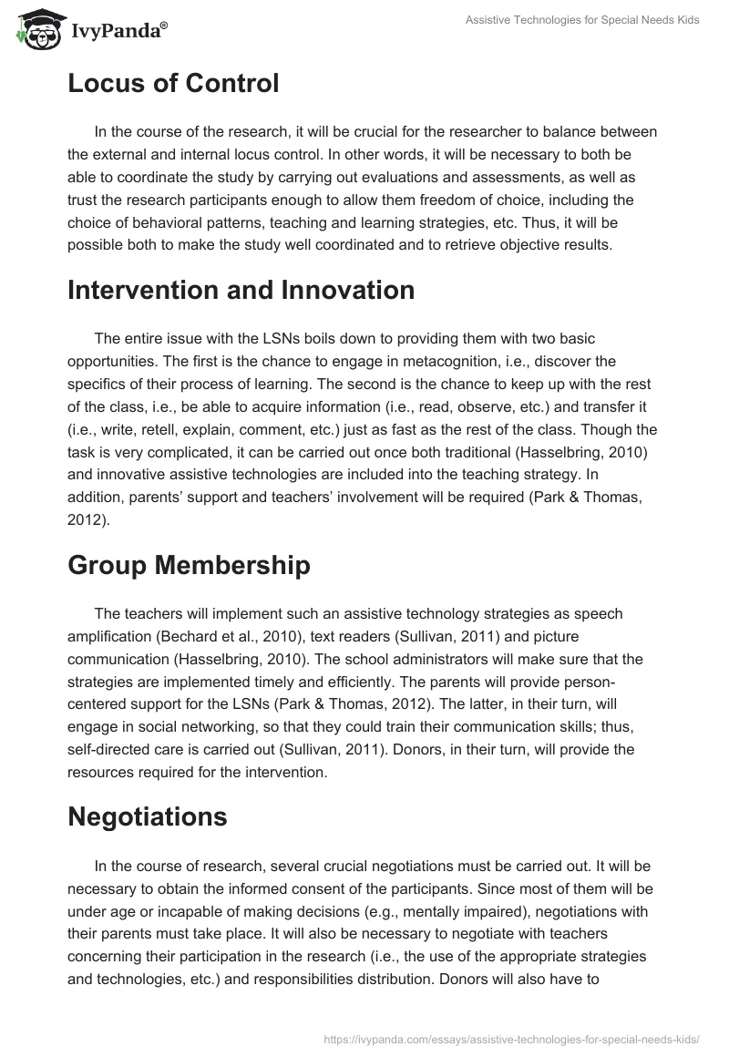 Assistive Technologies for Special Needs Kids. Page 3