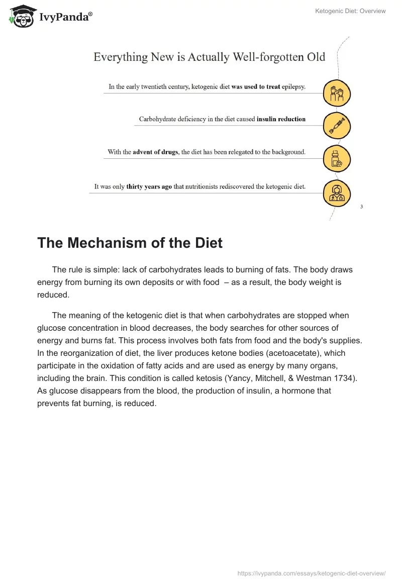 Ketogenic Diet: Overview. Page 3