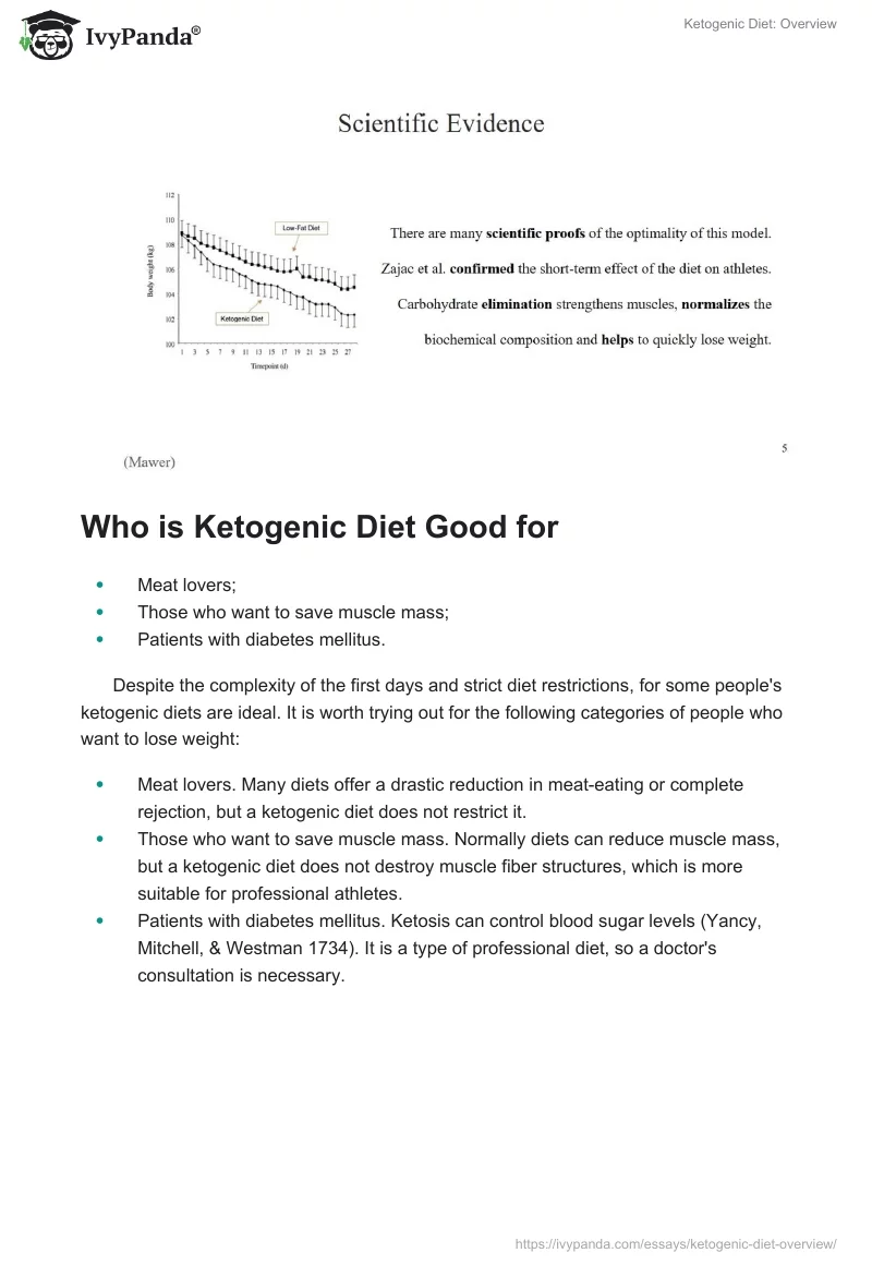Ketogenic Diet: Overview. Page 5