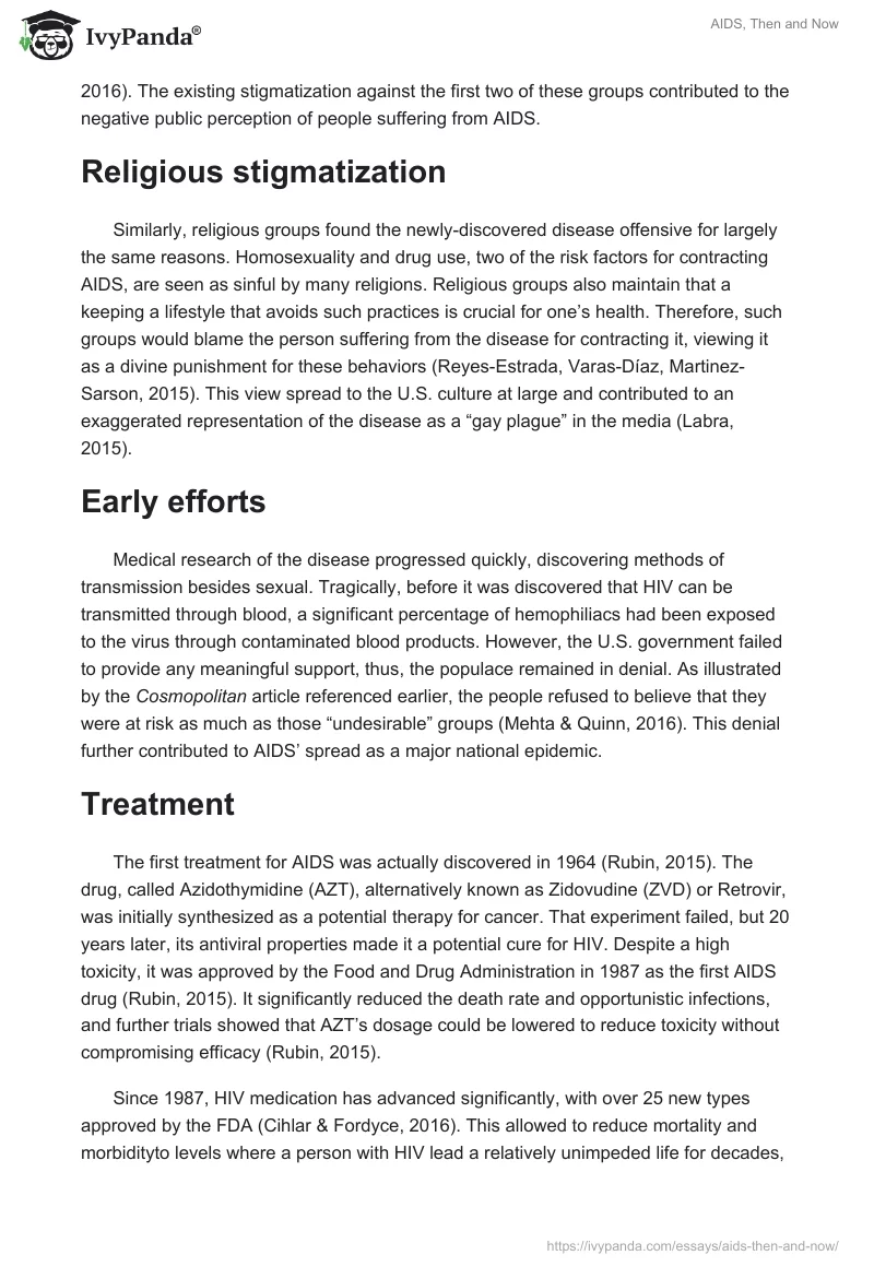 AIDS, Then and Now. Page 2