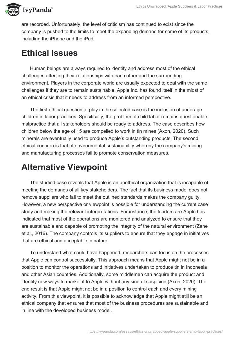 Ethics Unwrapped: Apple Suppliers & Labor Practices. Page 2
