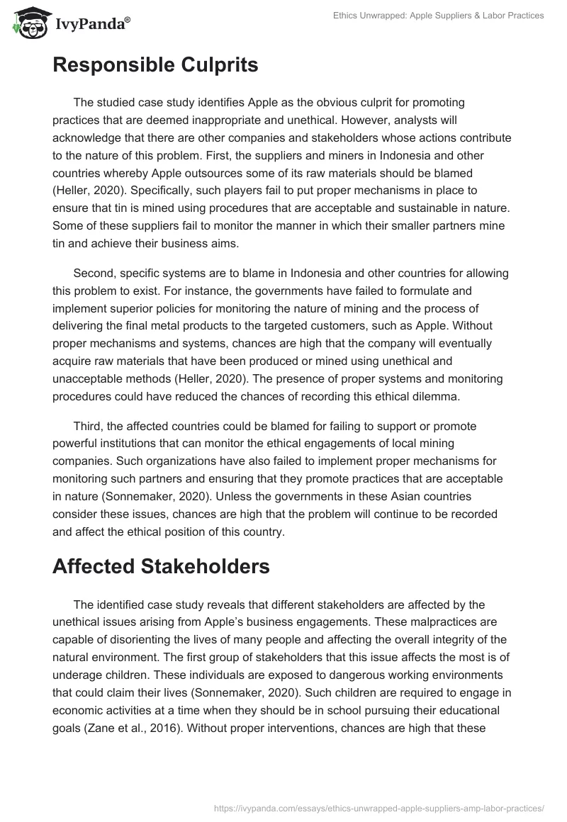 Ethics Unwrapped: Apple Suppliers & Labor Practices. Page 3