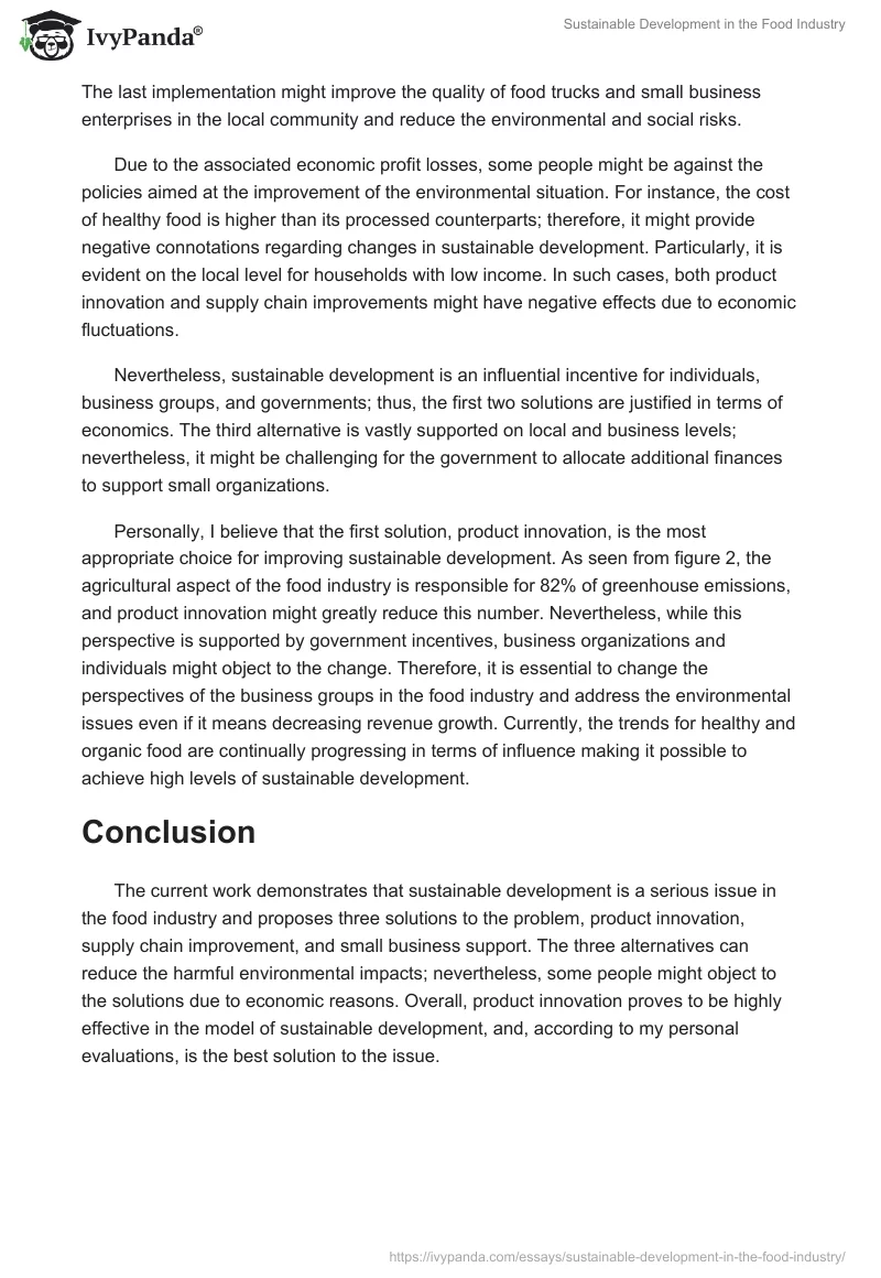 Sustainable Development in the Food Industry. Page 5