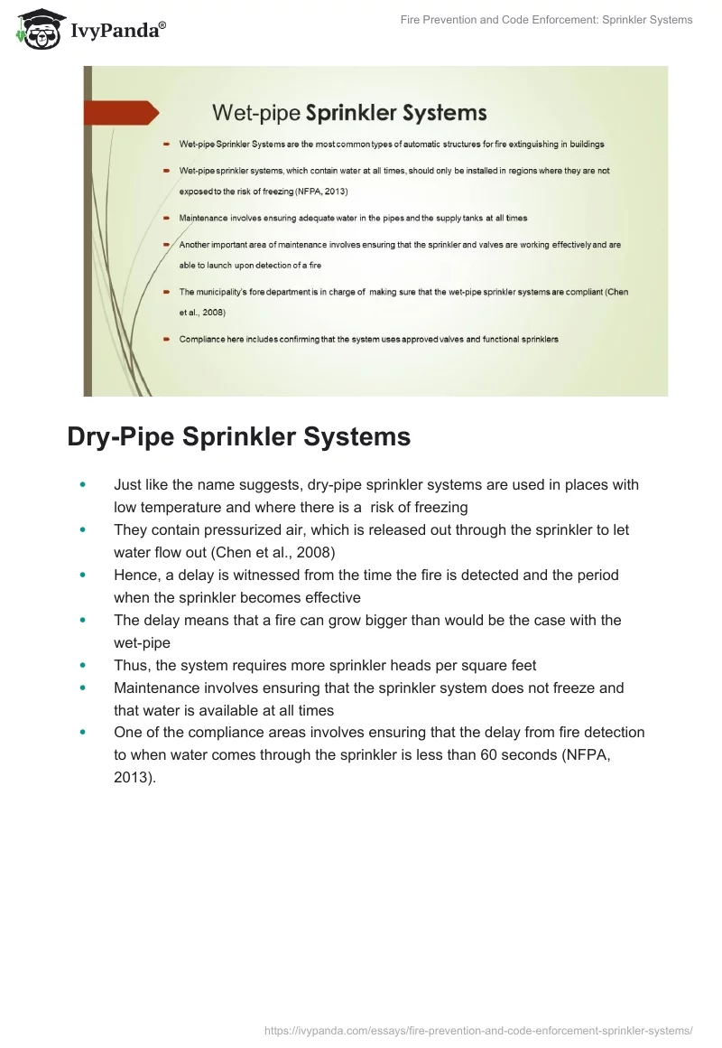 Fire Prevention and Code Enforcement: Sprinkler Systems. Page 3