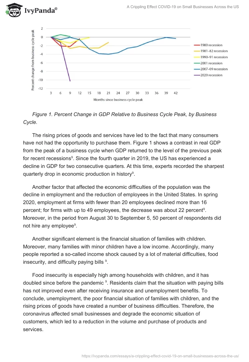A Crippling Effect COVID-19 on Small Businesses Across the US. Page 5