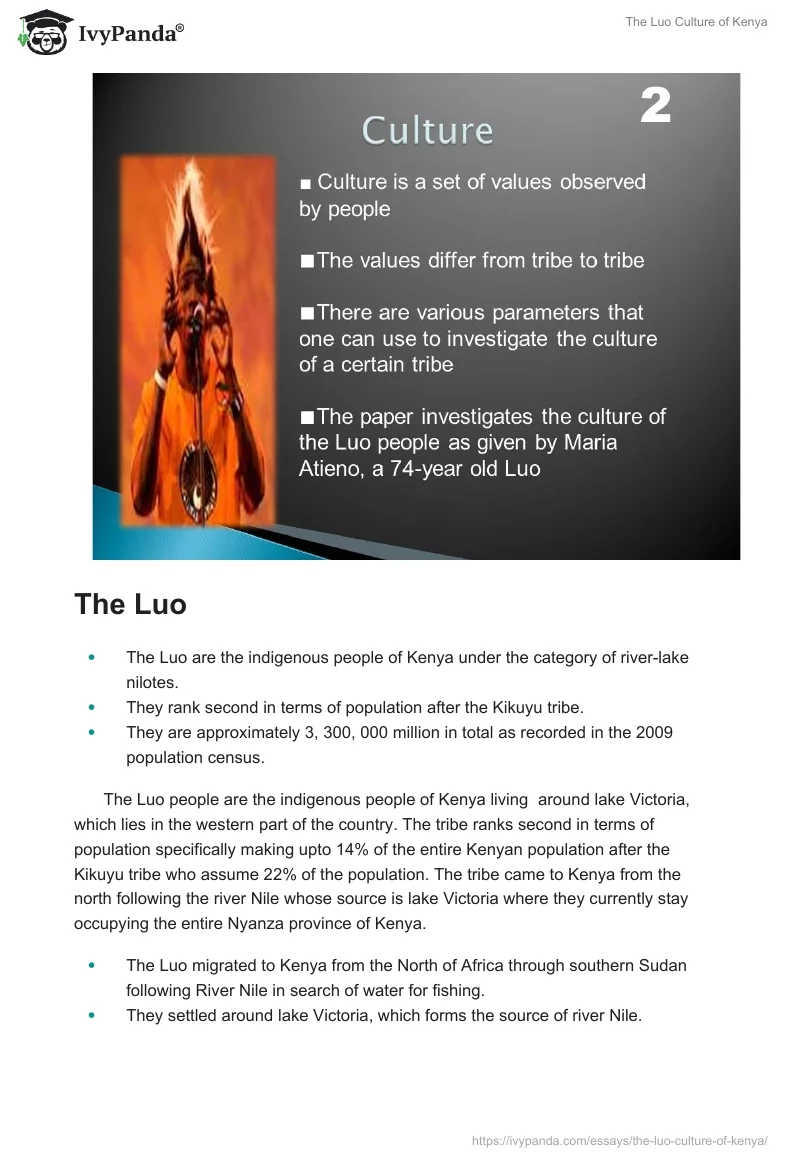 The Luo Culture of Kenya. Page 2