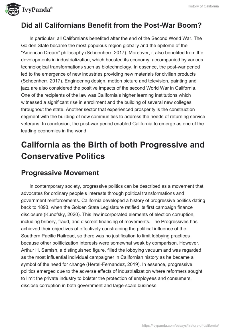 History of California. Page 3