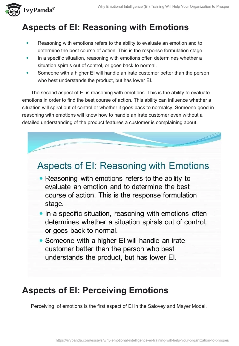 Why Emotional Intelligence (EI) Training Will Help Your Organization to Prosper. Page 5