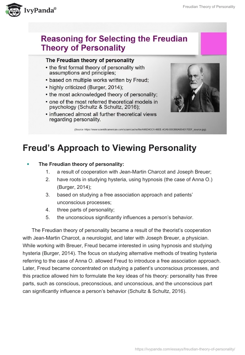 Freudian Theory of Personality. Page 3