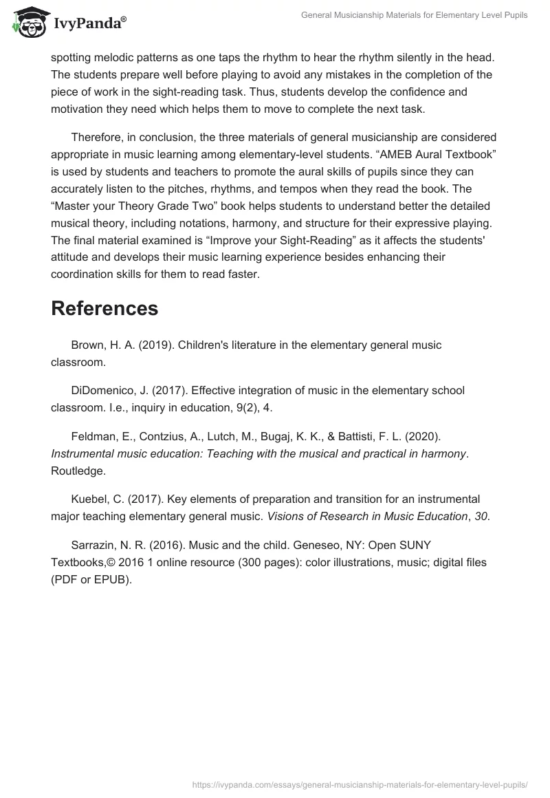 General Musicianship Materials for Elementary Level Pupils. Page 3