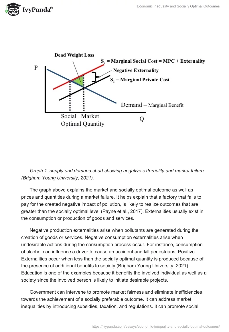 Economic Inequality and Socially Optimal Outcomes. Page 3