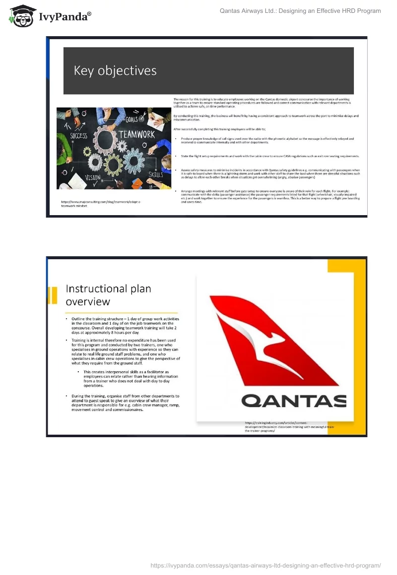 Qantas Airways Ltd.: Designing an Effective HRD Program. Page 4