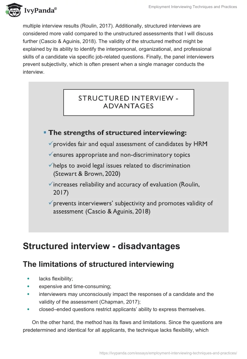 Employment Interviewing Techniques and Practices. Page 3