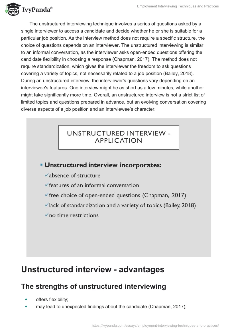 Employment Interviewing Techniques and Practices. Page 5