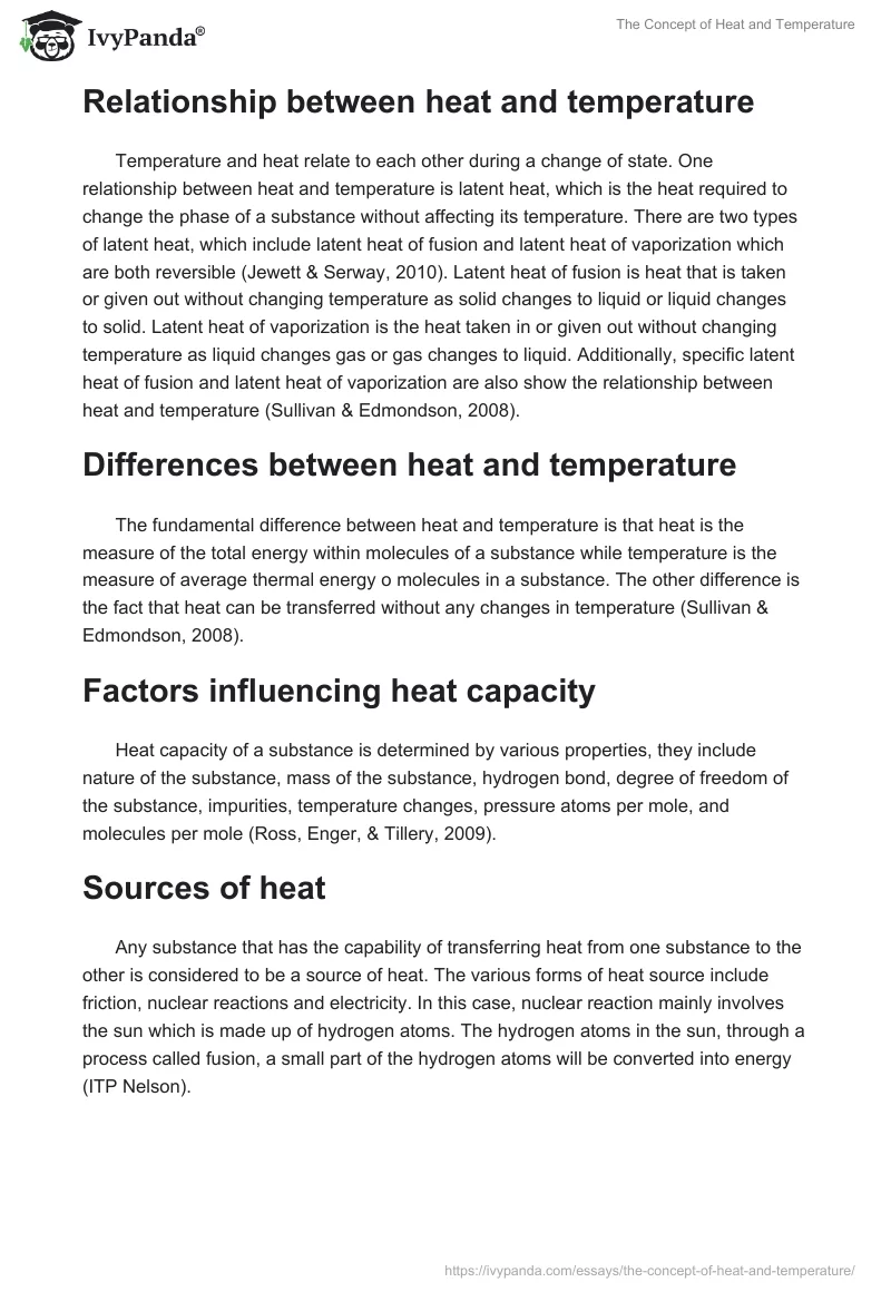 The Concept of Heat and Temperature. Page 3
