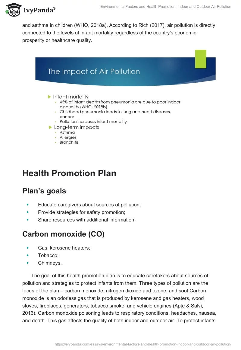 Environmental Factors and Health Promotion: Indoor and Outdoor Air Pollution. Page 4