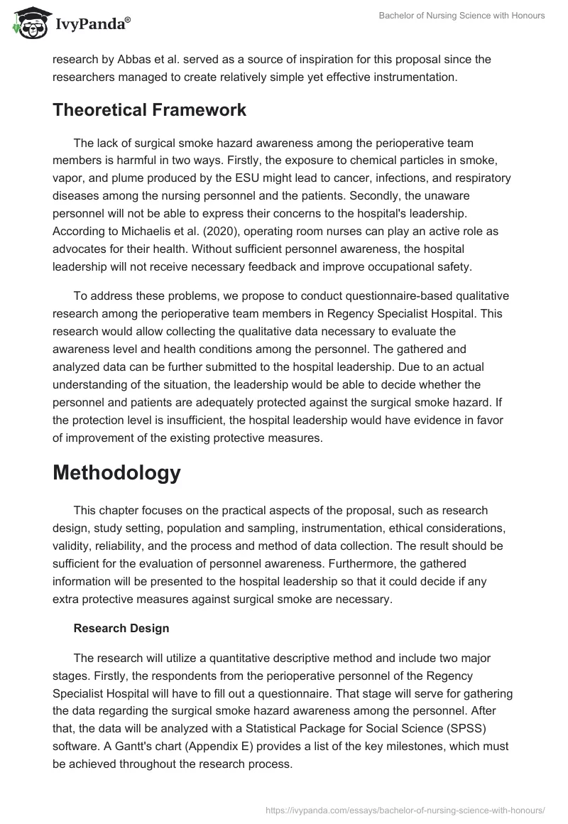 Bachelor of Nursing Science with Honours. Page 5