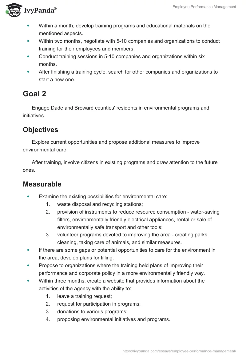 Employee Performance Management. Page 2