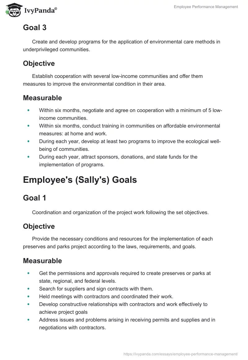 Employee Performance Management. Page 3