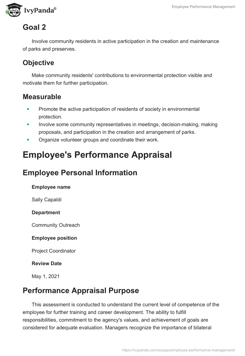Employee Performance Management. Page 4