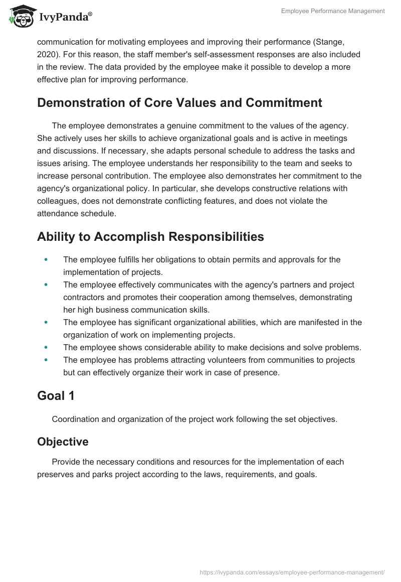 Employee Performance Management. Page 5